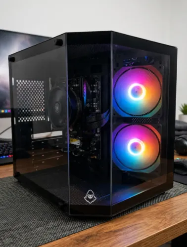 PC Gamer Ryzen 5 3400G Vega 11 + 16GB RAM + Monitor Mancer 23.8" - Kit Completo