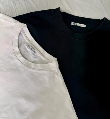 Camisetas Zara Heavy Weight Tamanho G
