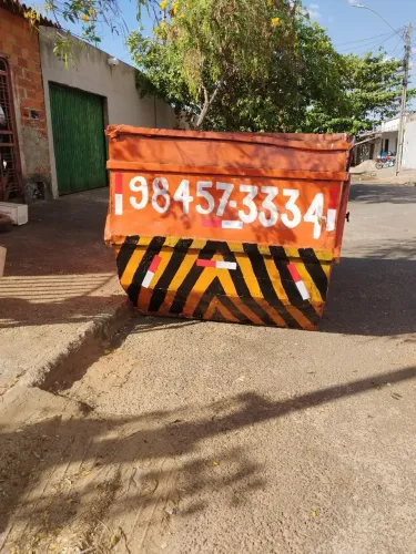 Caçambas para entulhos 