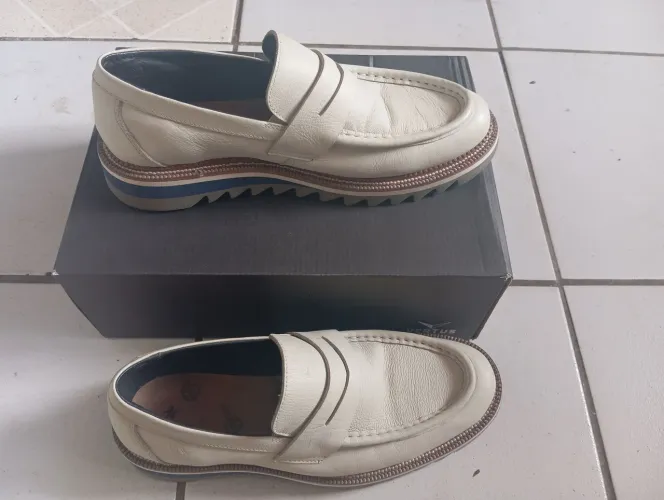 Sapato Loafer Couro