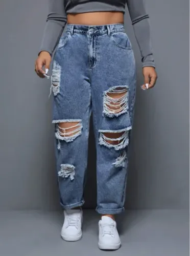 Calça Jeans Denim Plus Size