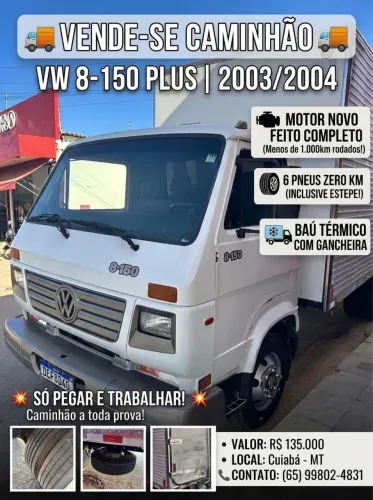 Caminhão vw 8-150 plus 2003/04