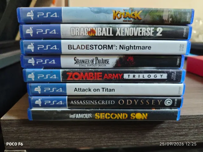 Lote jogos ps4
