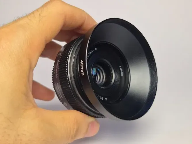 Lente Panasonic Lumix 20mm f1.7 MFT