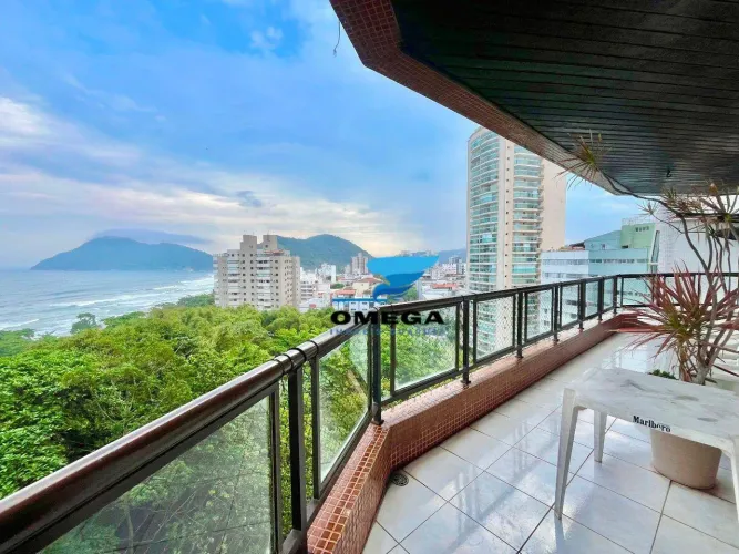 Apartamento à venda na praia do tombo Guarujá|SP - Omega imóveis Guarujá