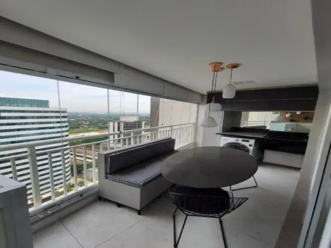 Apartamento para locação, 37 m² mobiliado. Sala, Seite e 1 vaga. Em pinheiros - São Paulo