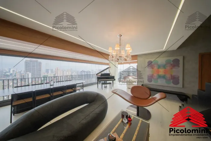 Linda cobertura no Tatuapé no condomínio Skypark Tuiuti 240m2, Vista livre, 3 suítes, 4 va