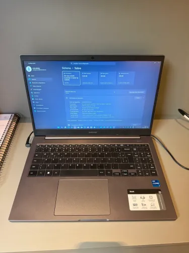Notebook Samsung Galaxy Book i7 11th 8gb ram 240 ssd
