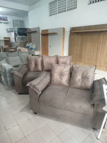 SOFÁ DE 3 E 2 LUGARES