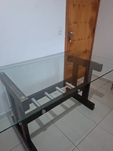 Mesa de jantar retangular 6 lugares