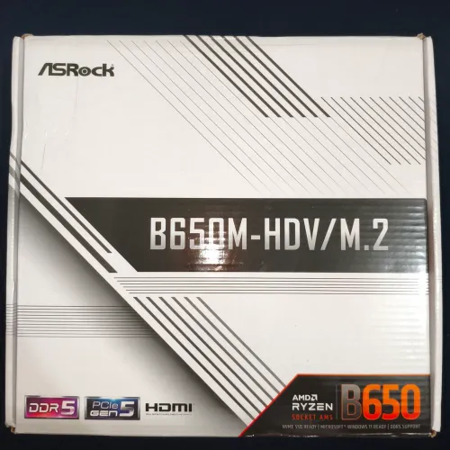 Placa-mãe ASRock B650M HDV/M.2 - AMD AM5 (DDR5)