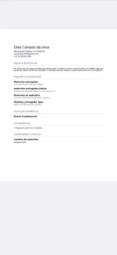 Tenho disponibilidade para início imediato