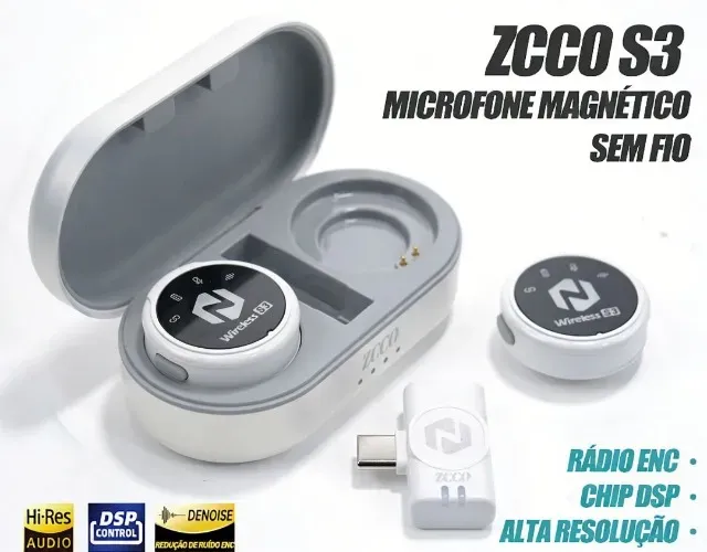 Microfone de Lapela Zcco