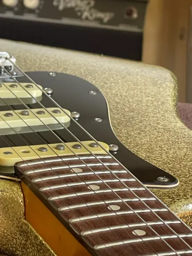 Guitarra Grosh Custom Retro Classic Strat Silver Sparkle Boutique USA (ñ prs tyler knaggs)