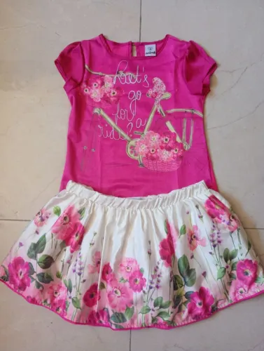 Conjunto infantil menina Animê 6 anos