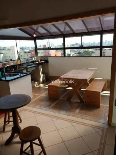 Cobertura com 4 dormitórios à venda, 145 m² por R$ 1.095.000,00 - Santa Maria - São Caetan