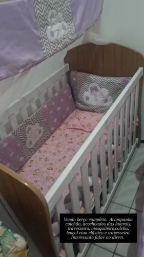 Vendo berço em excelente estado, muito aconchegante pro seu bebê!