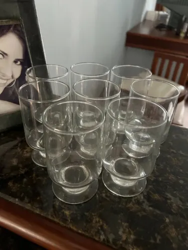 8 Peças Taça/Copo Água Casual 260ml Nadir Figueiredo Buffets Festa - Impecáveis