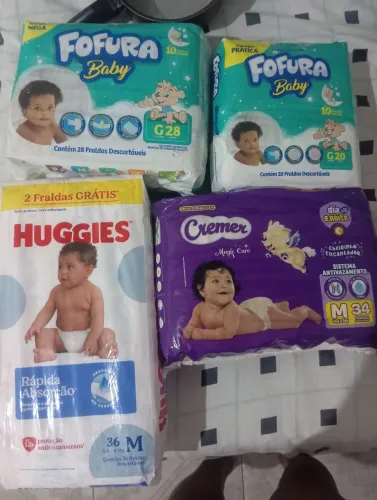 Fraldas descartáveis