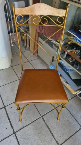 Cadeiras de Ferro conjunto com 6 unidades
