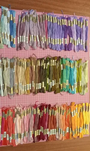Meadas de linha para bordado - Anchor e Maxi Mouliné