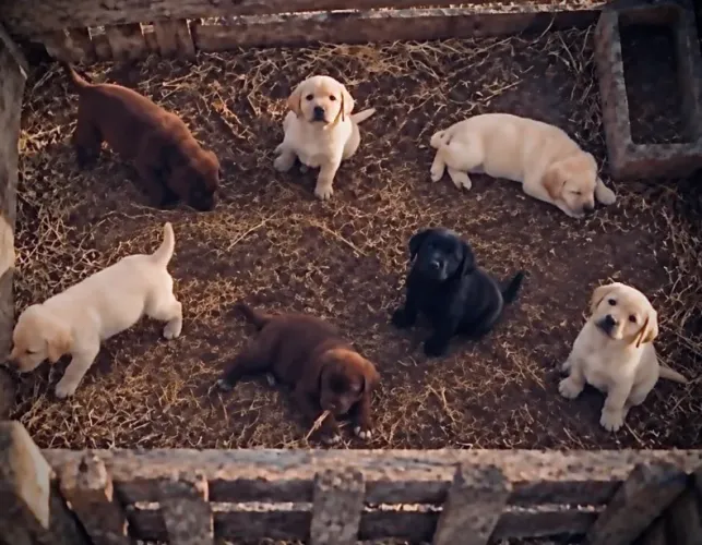 Doação filhotes de labrador