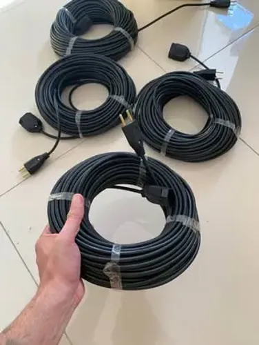 Extensão Cabo Pp 40 Metros Fio 2x1,0