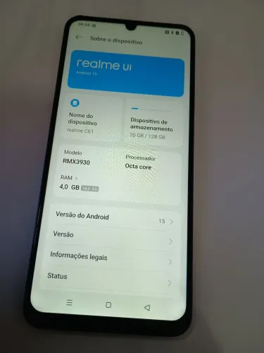 Cell realme c61 128 GB + NFC 
