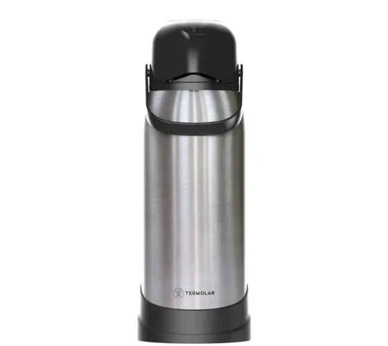 Garrafa Térmica Termorlar R-Evolution 1,9 L 100% Inox - Nova, sem uso.