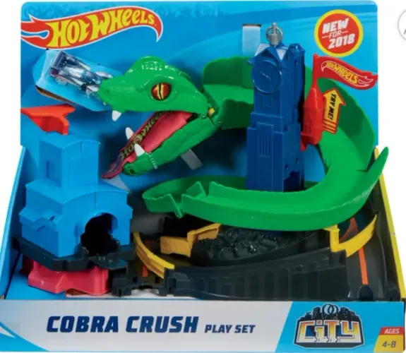 Pista Hot Wheels ataque de cobra