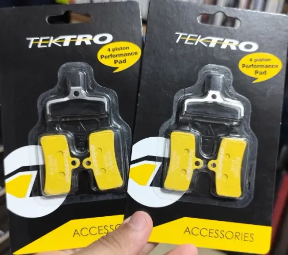 2 Pares Pastilhas De Freio Tektro Q10YS Resina