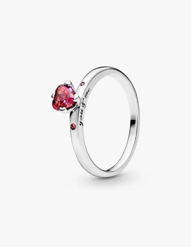 Anel Pandora original, prata 925, aro 16. Com caixa. R$ 320.