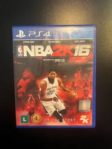 Jogo NBA 2K16 PS4 Original - Mídia Física Impecável
