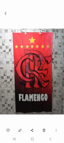 TOALHA DE BANHO DO FLAMENGO / ADULTO