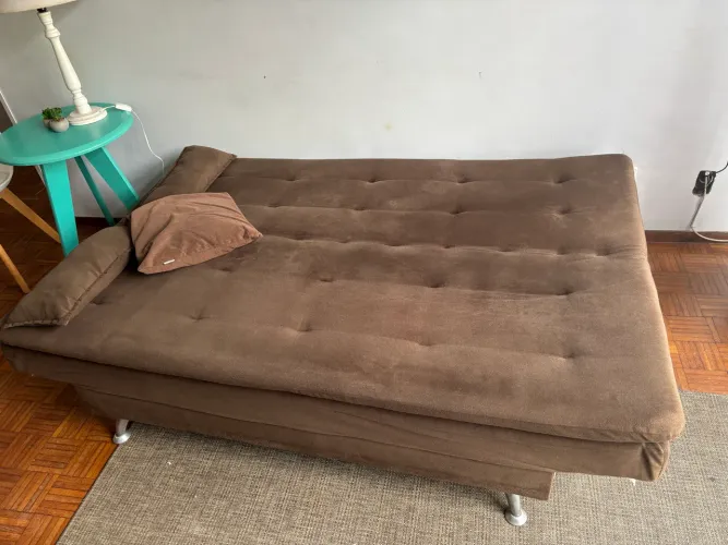 Sofá cama tecido em ótimo estado 