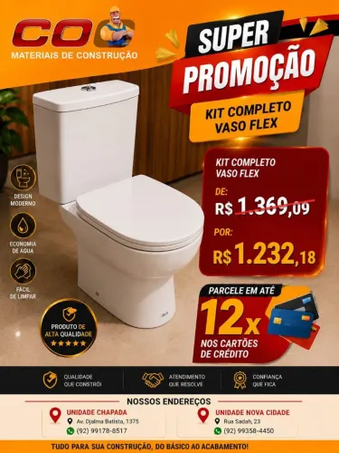 Kit completo vaso flex 1369,09