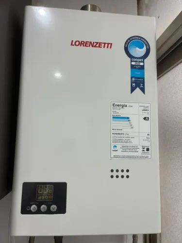 Aquecedor a Gás Lorenzetti LZ 1600D GLP 15L - Branco