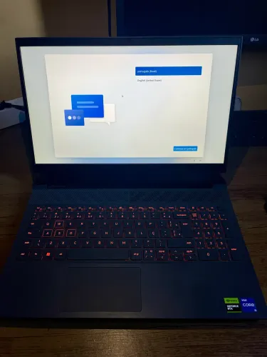 Notebook Gamer Dell G15 5530 i5-13ª RTX 3050 8GB RAM SSD 256GB - Novíssimo