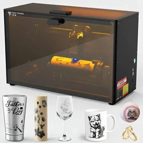 Maquina de gravação a laser Two Trees TS-5 ótimo pra renda extra