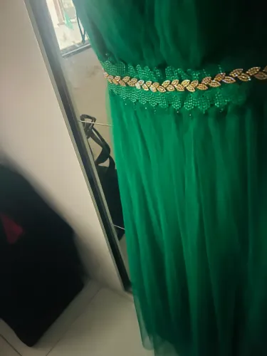 Vestido de festa verde