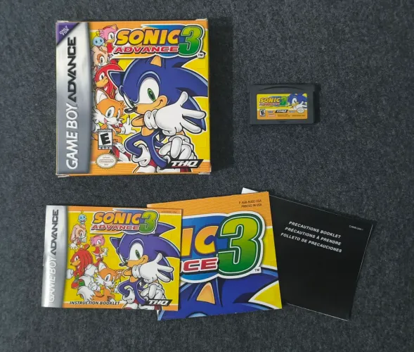 Sonic Advance 3 Original Americano Game Boy Advance GBA
