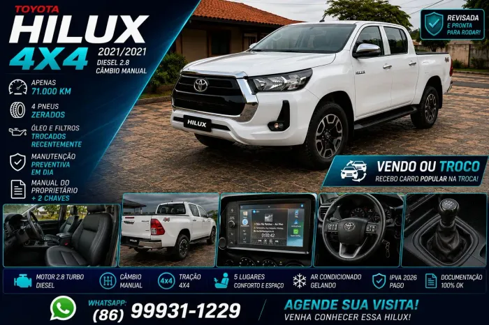 Hilux 4x4 Diesel Manual