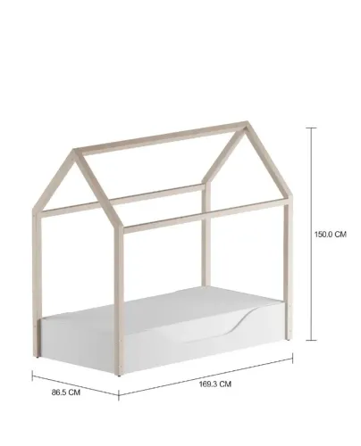 Cama júnior montessoriana Tok&Stok + colchão novo 