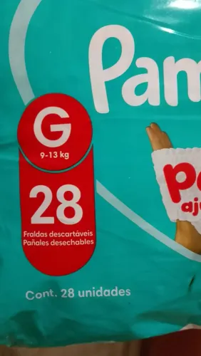 Fraldas Pampers G
