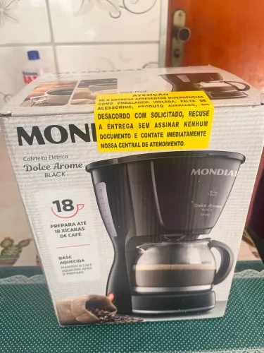 Cafeteira Mondial Dolce Arome 18 Xícaras Nova