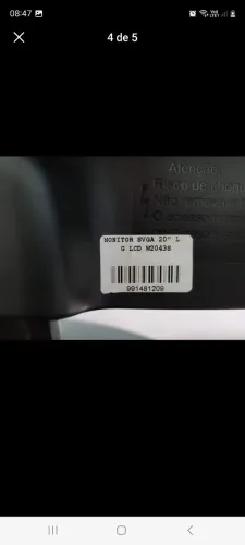 Monitor para PC- SVGA 20" LG LCD