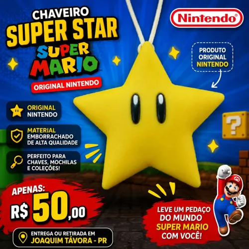 CHAVEIRO MARIO DA NINTENDO original