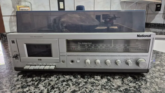 Radio 3 em 1 national antigo