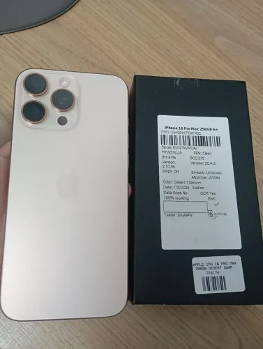 iPhone 16 Pro Max novíssimo
