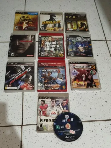 Lote 11 jogos ps3
